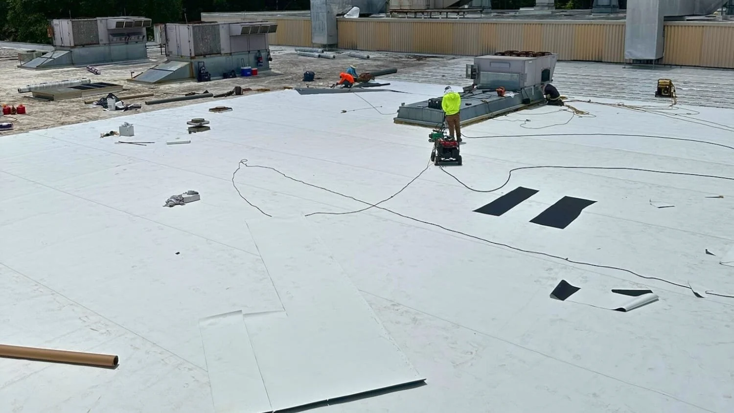 PVC Commercial Roofing in Lubbock